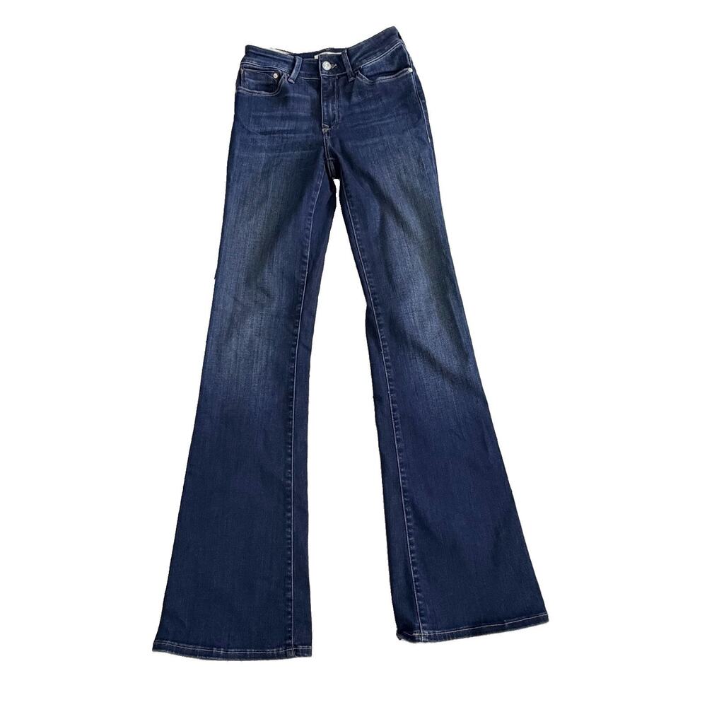 Mavi Denim Sydney Dark Wash High-Rise Flare Jeans Womens Sz 25 (26 x 32)